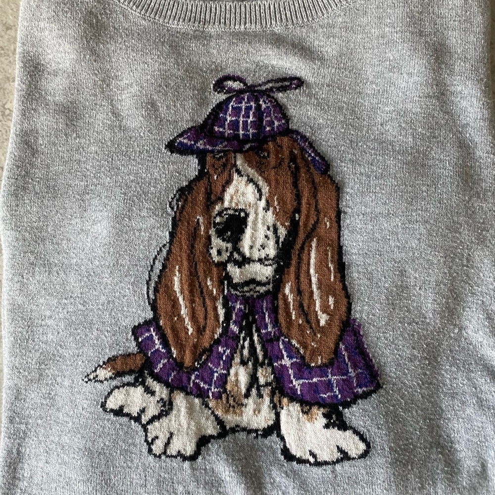 Basset Hound Themed Sweater